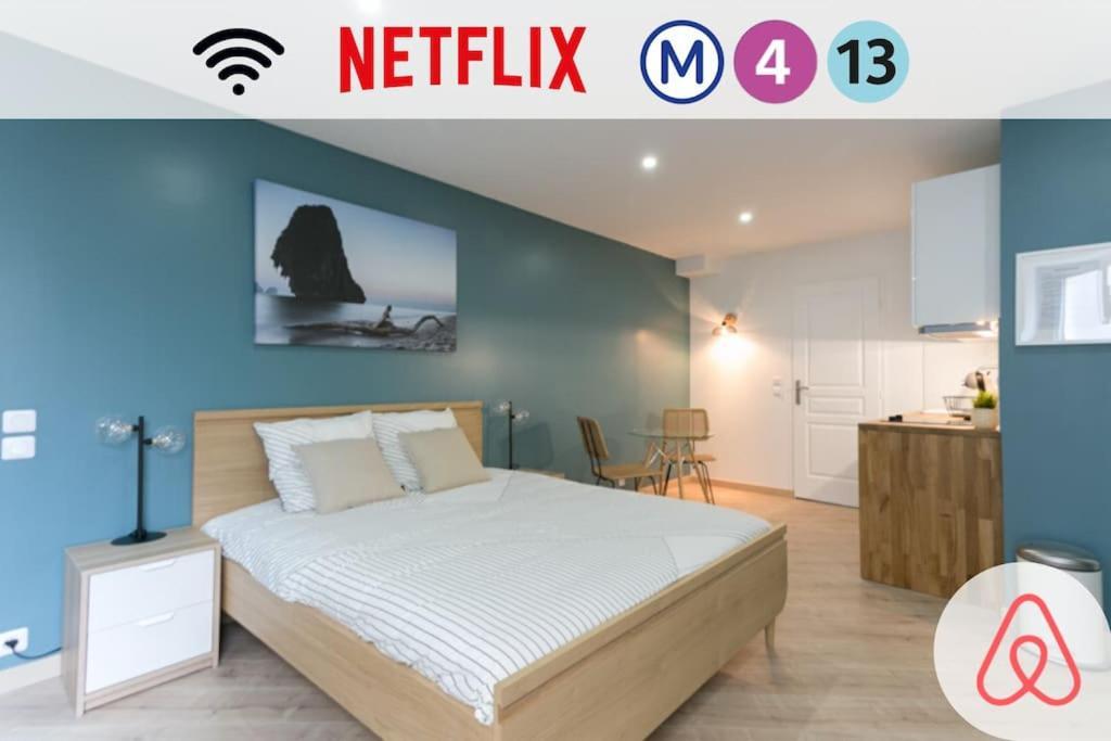 Rose, Appartement Confortable Proche Metro 蒙鲁日 外观 照片